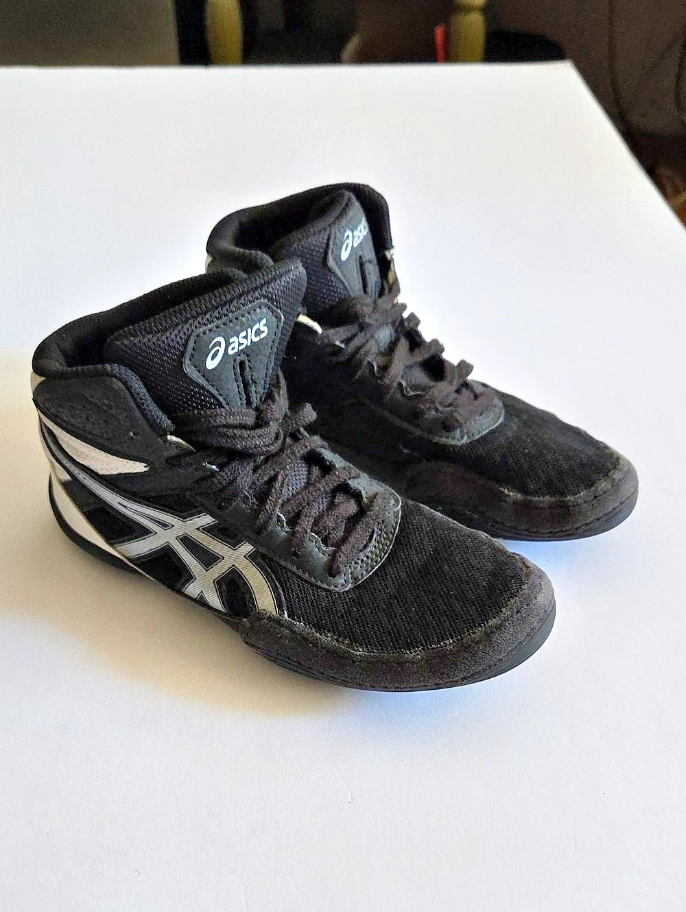 ASICS Matflex 6 GS Kids Sneakers Black & White US 3